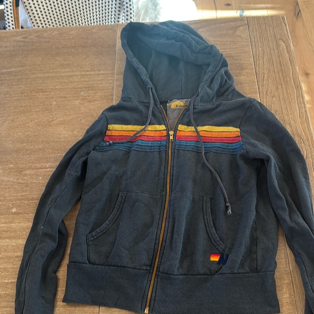 Women’s Aviator Nation Zip Up Sweatshirt XS